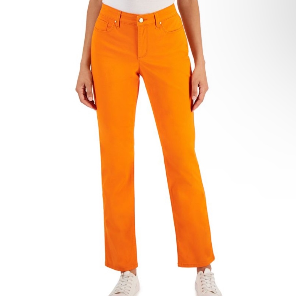 Puma blaze orange cropped golf pant